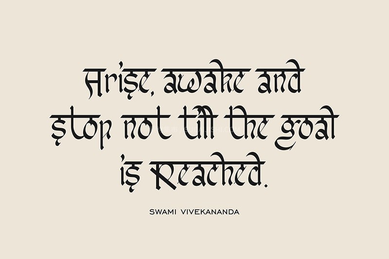 Shavanshi Rajdhani 印度风英文字体